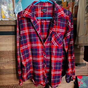 Plaid Button-Down